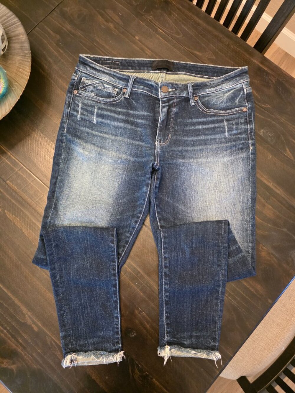Buckle Black Fit #53 Women's Blue Washed Jeans Size 31 Ankle Skinny